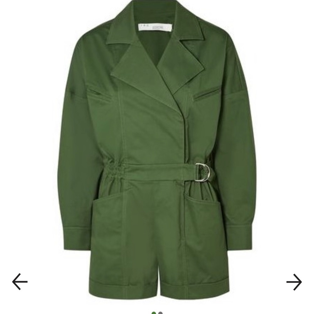 Iro Paris army green romper size 38